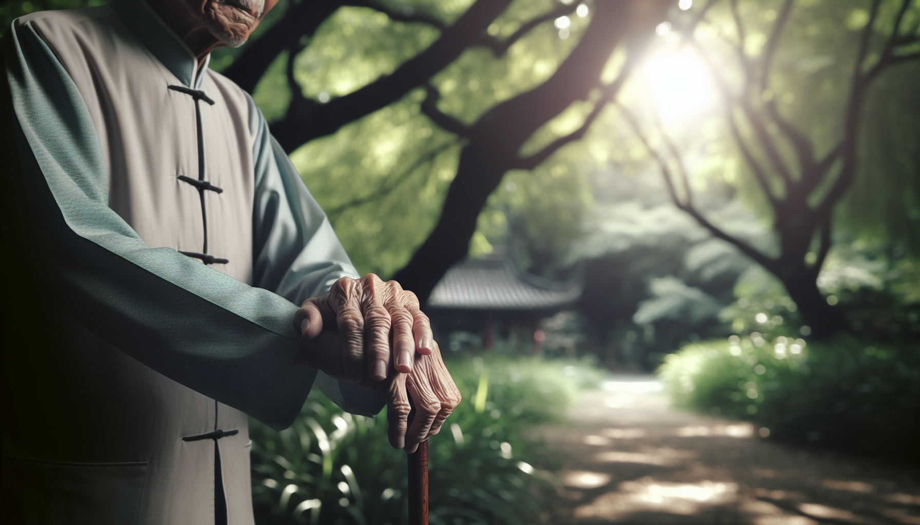 parkinsons chinese elderly man hand tremors